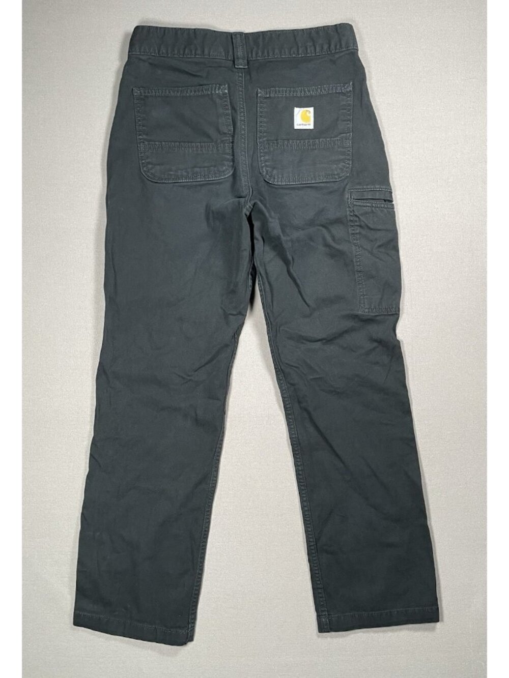 Carhartt Rugged Flex Relaxed Fit Canvas Black Work Pants - Men Size 29 X 30